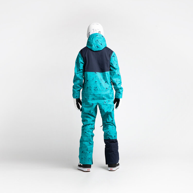 Комбинезон для сноуборда женский AIRBLASTER W'S Stretch Freedom Suit He Teal 2021, фото 3