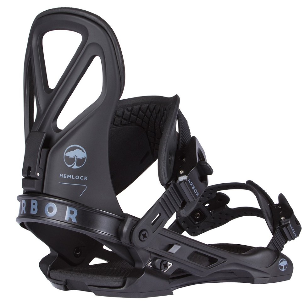 

Крепления для сноуборда мужские ARBOR Hemlock Black, Hemlock Black