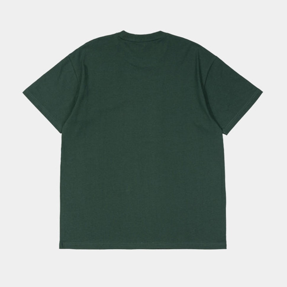 Футболка CARHARTT WIP S/S Chase T-Shirt Discovery Green / Gold 4064958611356, размер S - фото 2