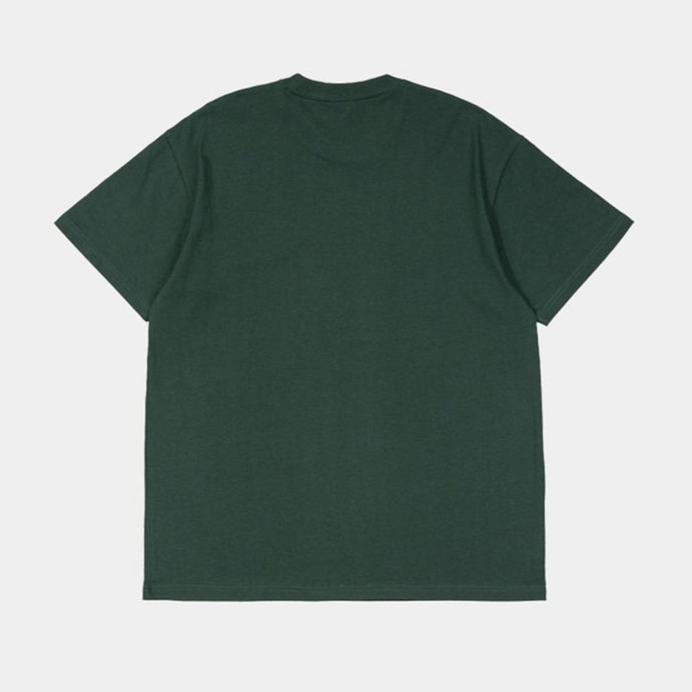 Футболка CARHARTT WIP S/S Chase T-Shirt Discovery Green / Gold фото 2