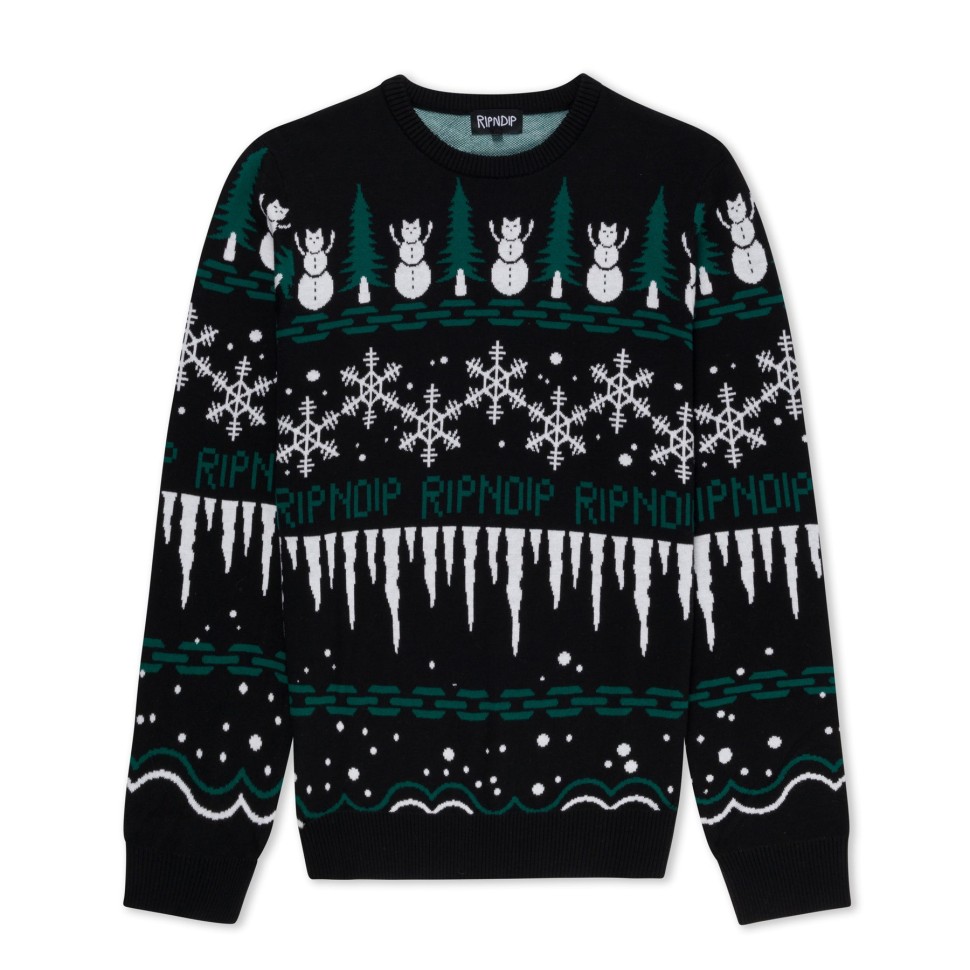 

Свитер RIPNDIP Hohoho Knit Sweater FW25 Black