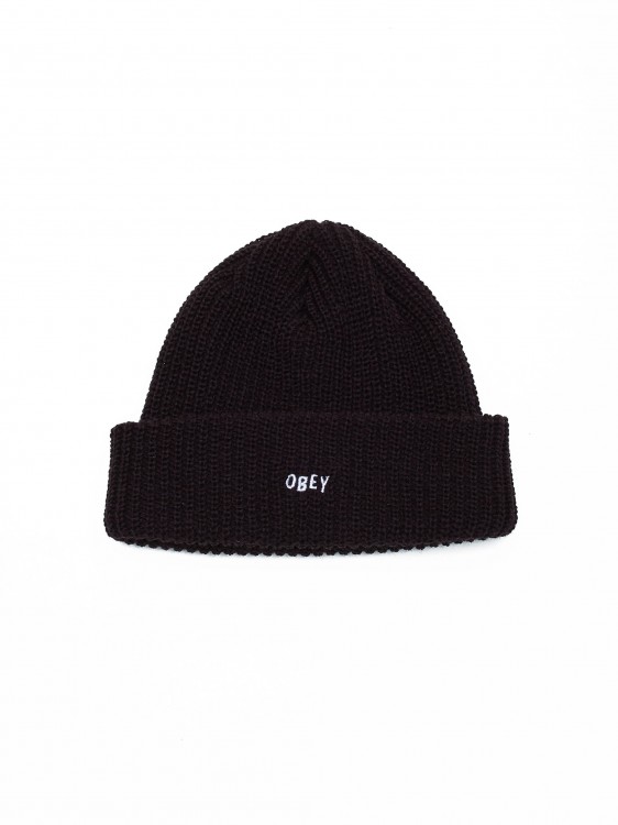 Шапка Вязаная OBEY Jumbled Beanie Black, фото 1