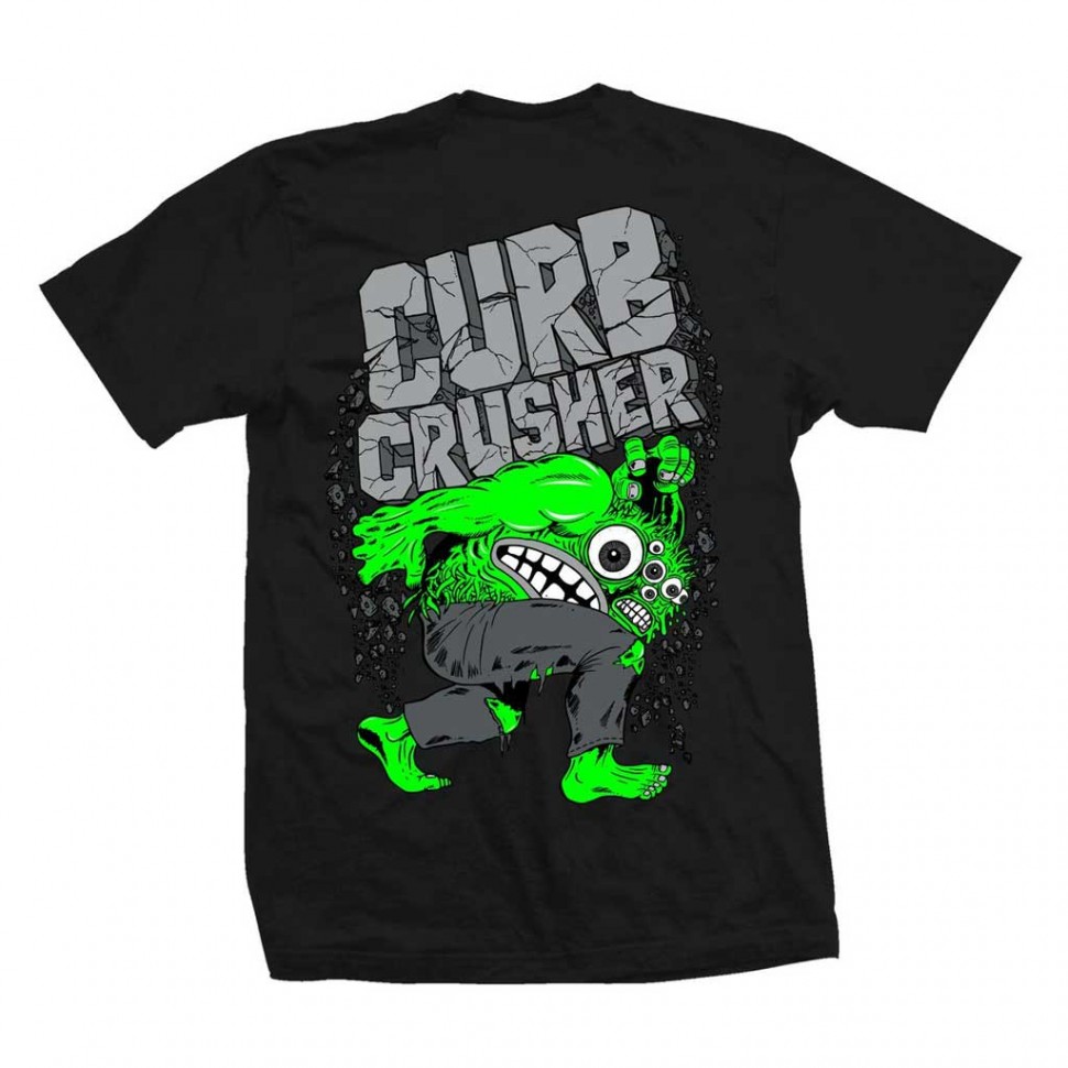 фото Футболка heroin curb crusher tee blk 2022