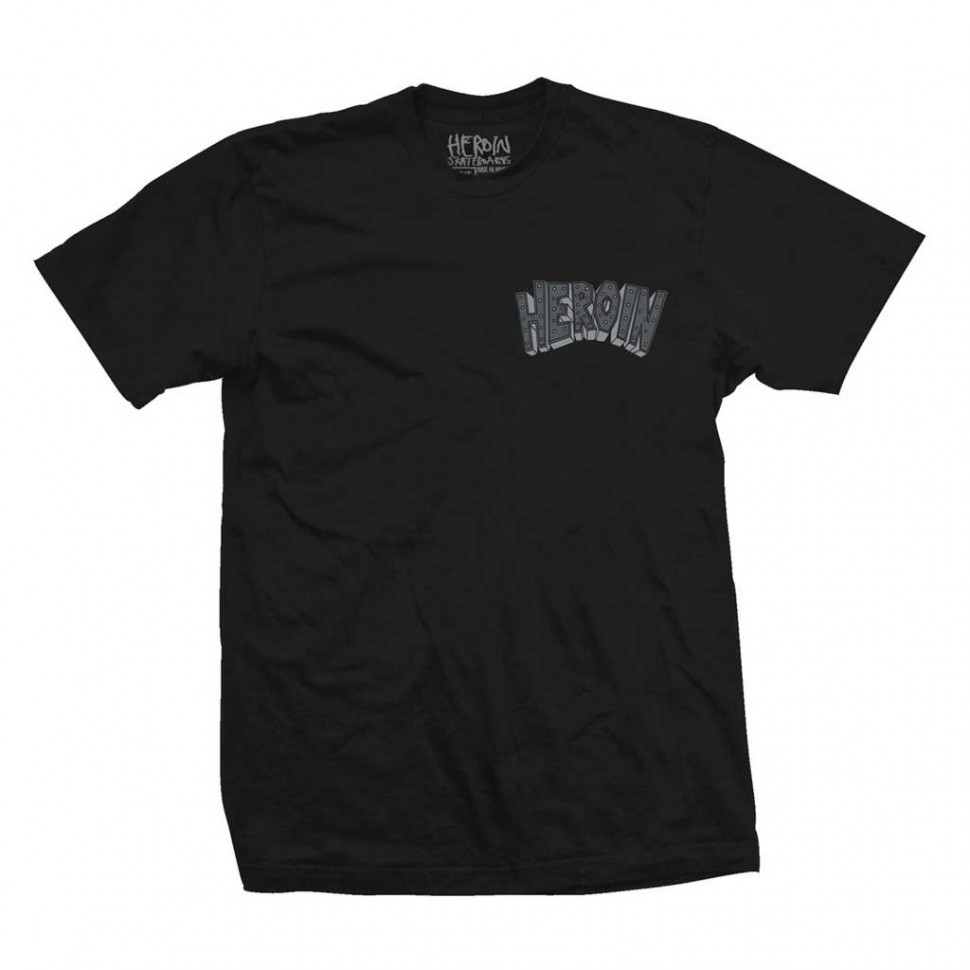 фото Футболка heroin curb crusher tee blk 2022