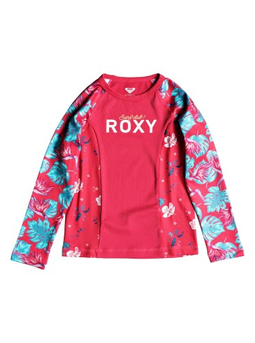 Гидрофуфайка для девочек ROXY Simply Roxy Ls K Rouge Red Abyssal Tropical, фото 1
