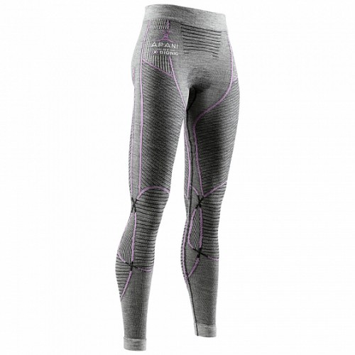 Термоштаны женские X-BIONIC Apani® 4.0 Merino Pants Black/Grey/Magnolia 2022, фото 1