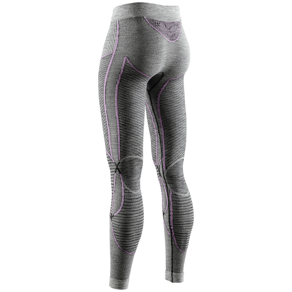 Термоштаны женские X-BIONIC Apani® 4.0 Merino Pants Black/Grey/Magnolia 2021 фото 2