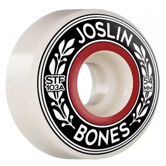Колеса для скейтборда BONES Joslin Emblem V1 Standard  54MM 103A 2023 842357169876 - фото 1