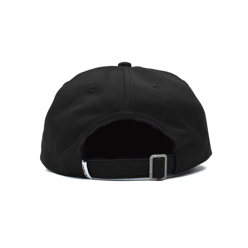 Кепка OBEY Bold Organic 6 Panel Strapback Black фото 2