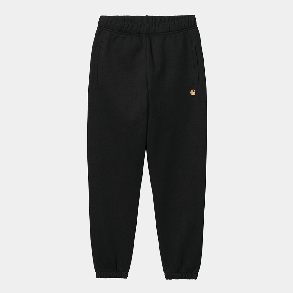  CARHARTT WIP Chase Sweat Pant Black / Gold