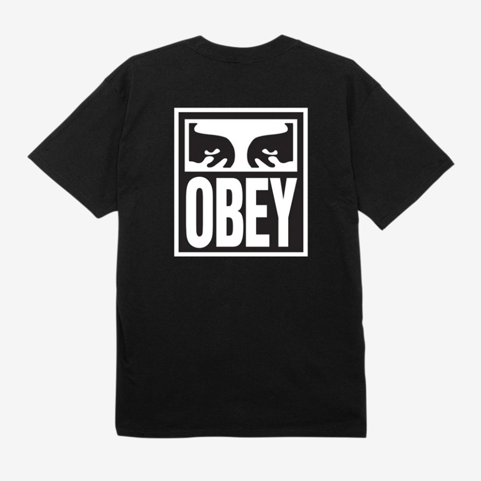 Футболка OBEY Obey Eyes Icon 2 Jet Black фото 2