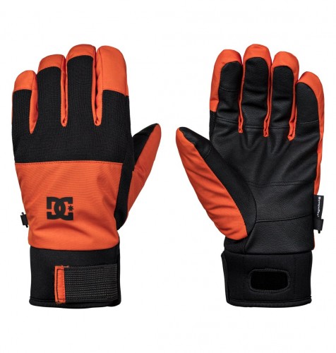 Перчатки сноубордические DC SHOES Industry Glove M Red Orange, фото 1