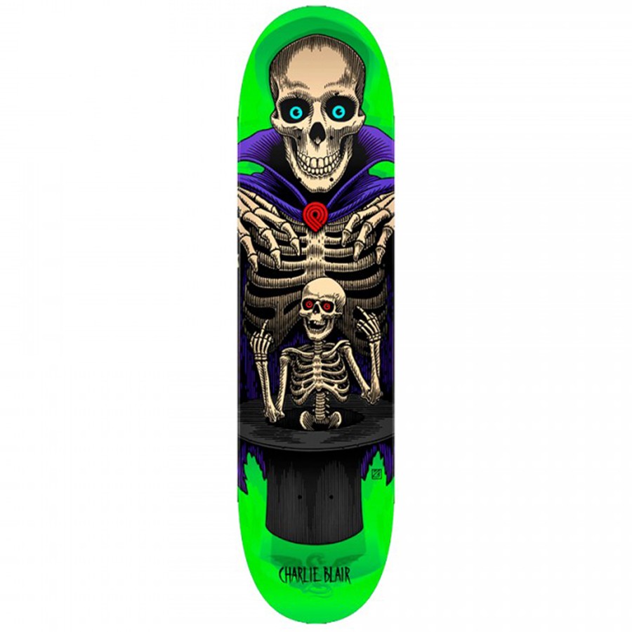 

Дека для скейтборда POWELL PERALTA Charlie Blair Magician 8, Зелёный