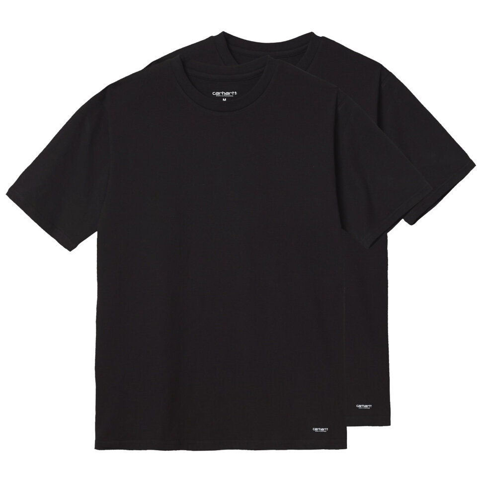 Футболка CARHARTT WIP Standard Crew Neck T-Shirt Black/Black 2022 4064958184805, размер XL - фото 1