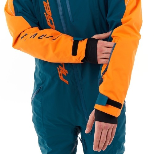 Комбинезон горнолыжный мужской DRAGONFLY Gravity Premium Dark Ocean - Orange 2023, фото 12