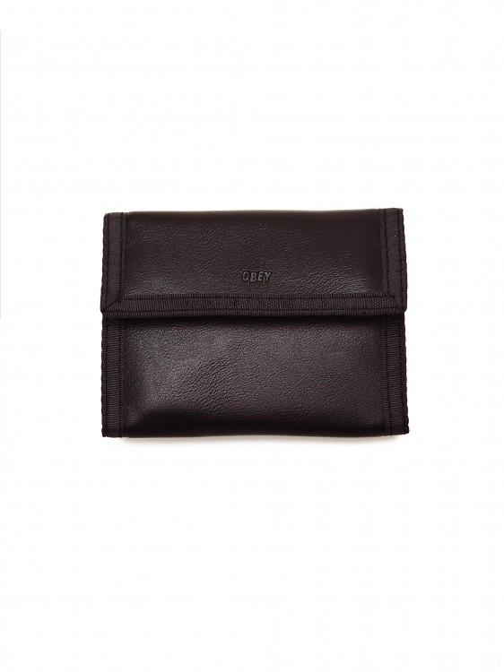 Бумажник OBEY Gentry Jumble Tri-Fold Wallet Black, фото 1