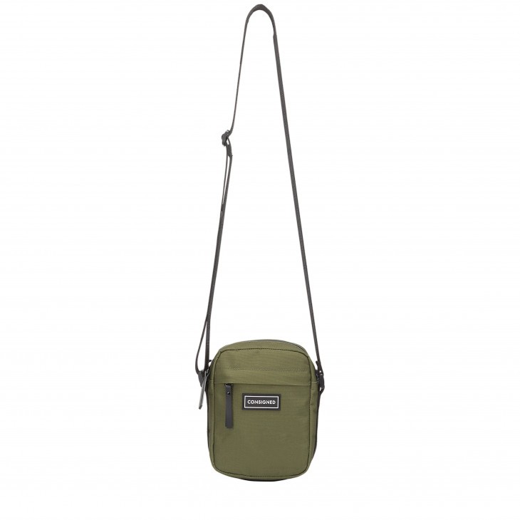 Сумка CONSIGNED Flinn Crossbody Bag Green 2023 фото 2