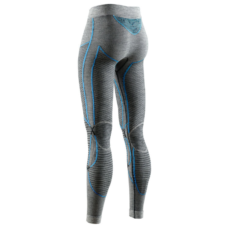 Термоштаны женские X-BIONIC Apani® 4.0 Merino Pants Black/Grey/Turquoise 2021, фото 2