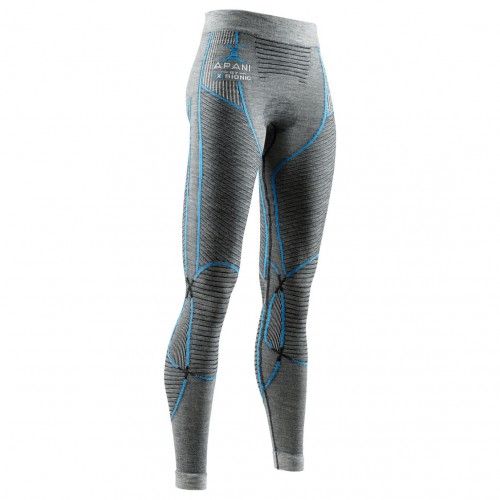 Термоштаны женские  X-BIONIC Apani® 4.0 Merino Pants Black/Grey/Turquoise 2022, фото 1