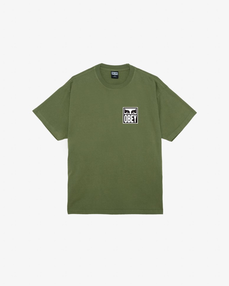 Футболка OBEY Obey Eyes Icon 2 Moss Green