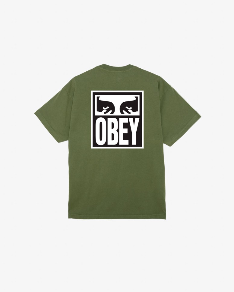 Футболка OBEY Obey Eyes Icon 2 Moss Green фото 2
