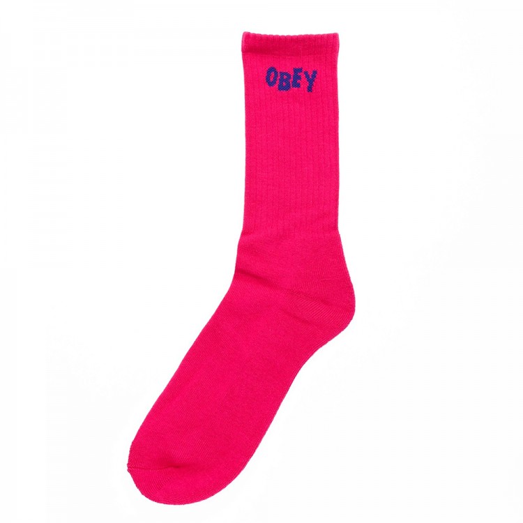 Носки OBEY Obey Jumbled Socks Fuschia / Blue, фото 1