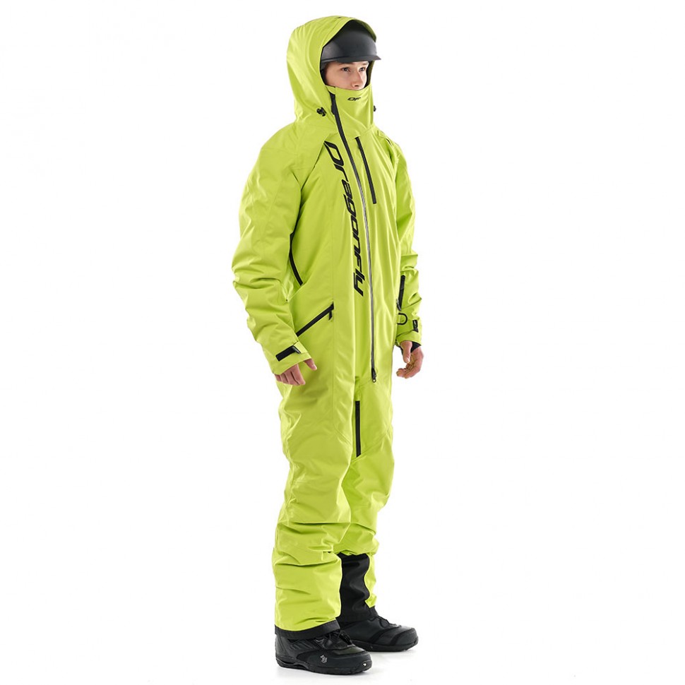 Комбинезон для сноуборда мужской DRAGONFLY Ski Basic Man Green 4603738377244, размер S, цвет салатовый - фото 3