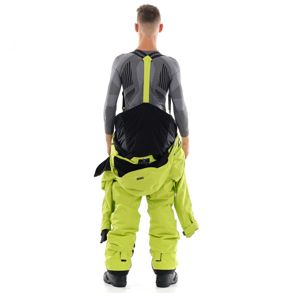 Комбинезон для сноуборда мужской DRAGONFLY Ski Basic Man Green 4603738377244, размер S, цвет салатовый - фото 4