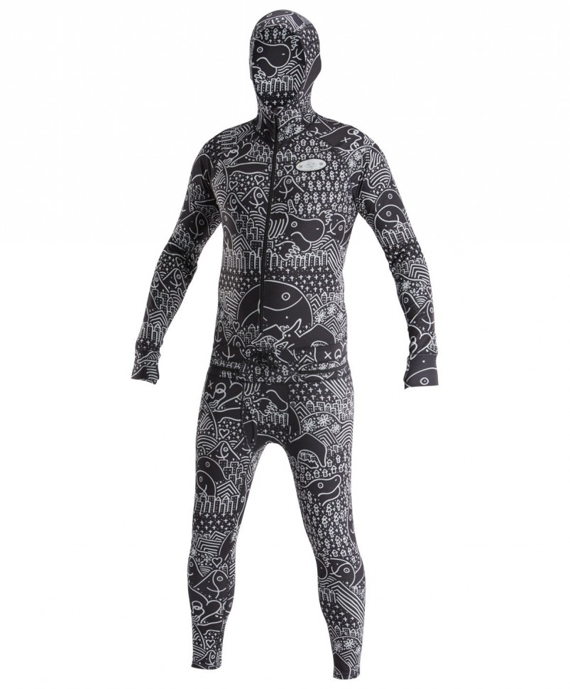 Черные термобелье для сноуборда. Airblaster Classic Ninja Suit. Термобелье Airblaster Ninja. Ninja Suit термобелье. Термокомбинезон Airblaster men Classic Ninja Suit.