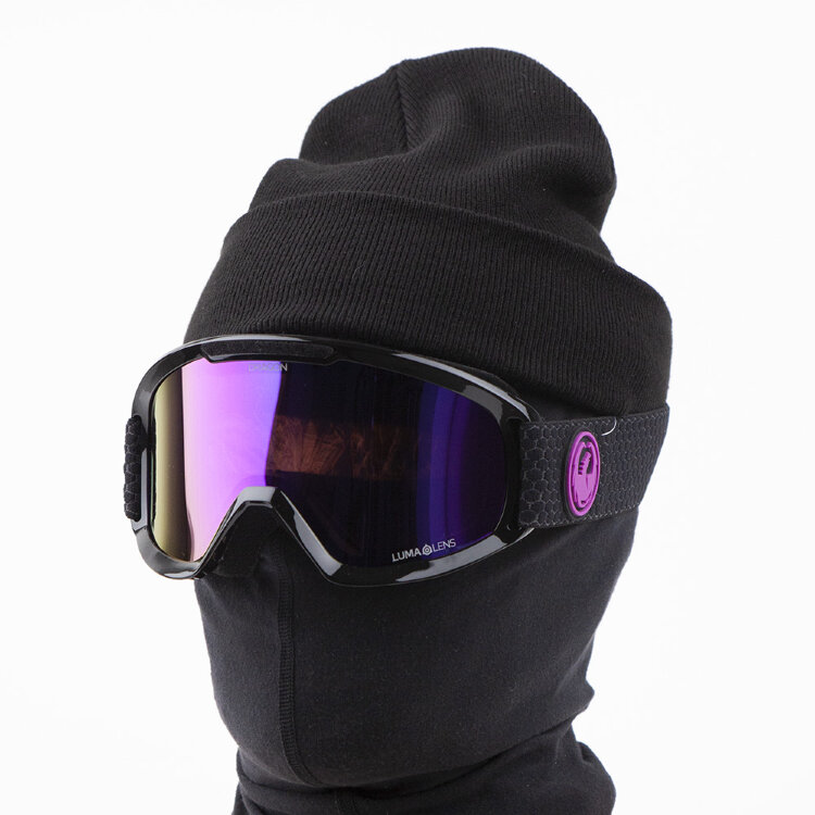 Маска горнолыжная DRAGON Dx2 Split/Ll Purple Ion + Ll Amber 2021, фото 1