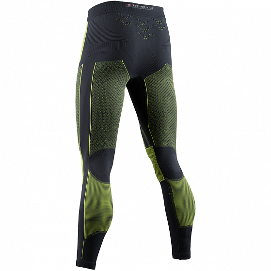 Термоштаны мужские X-BIONIC Energy Accumulator 4.0 Pants Charcoal/Yellow 2021 фото 2