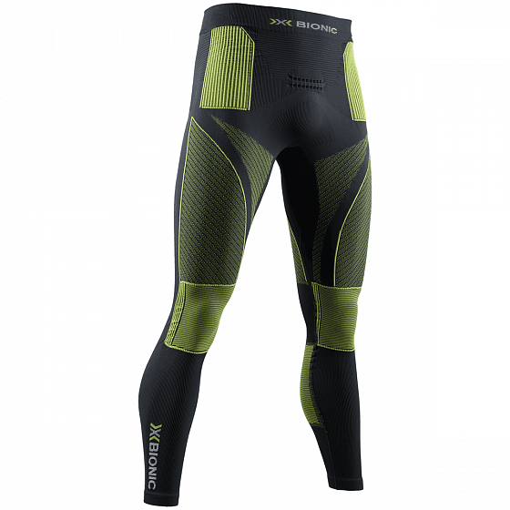 Термоштаны мужские X-BIONIC Energy Accumulator 4.0 Pants Charcoal/Yellow 2021