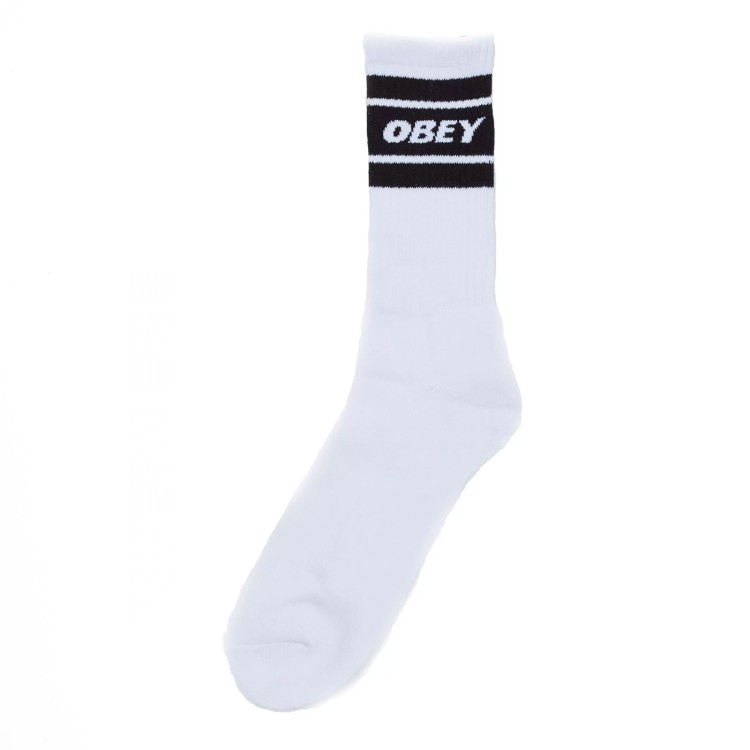 Носки OBEY Cooper Ii Socks SS23 White / Black, фото 1