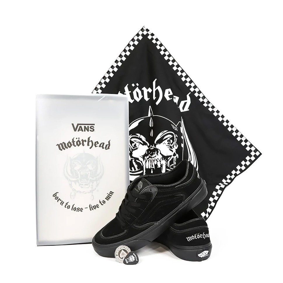Кеды VANS Motorhead Rowley Black/Black фото 4