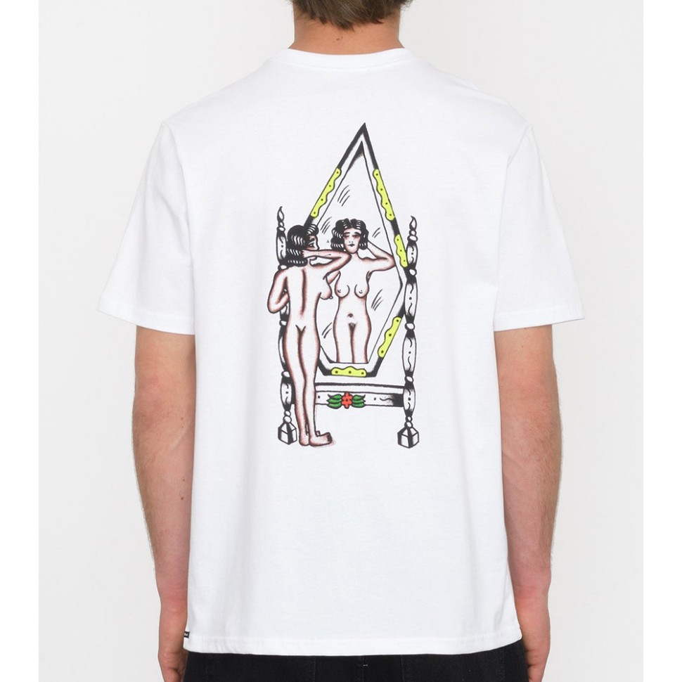 Футболка VOLCOM Lintell Mirror Sst White фото 2