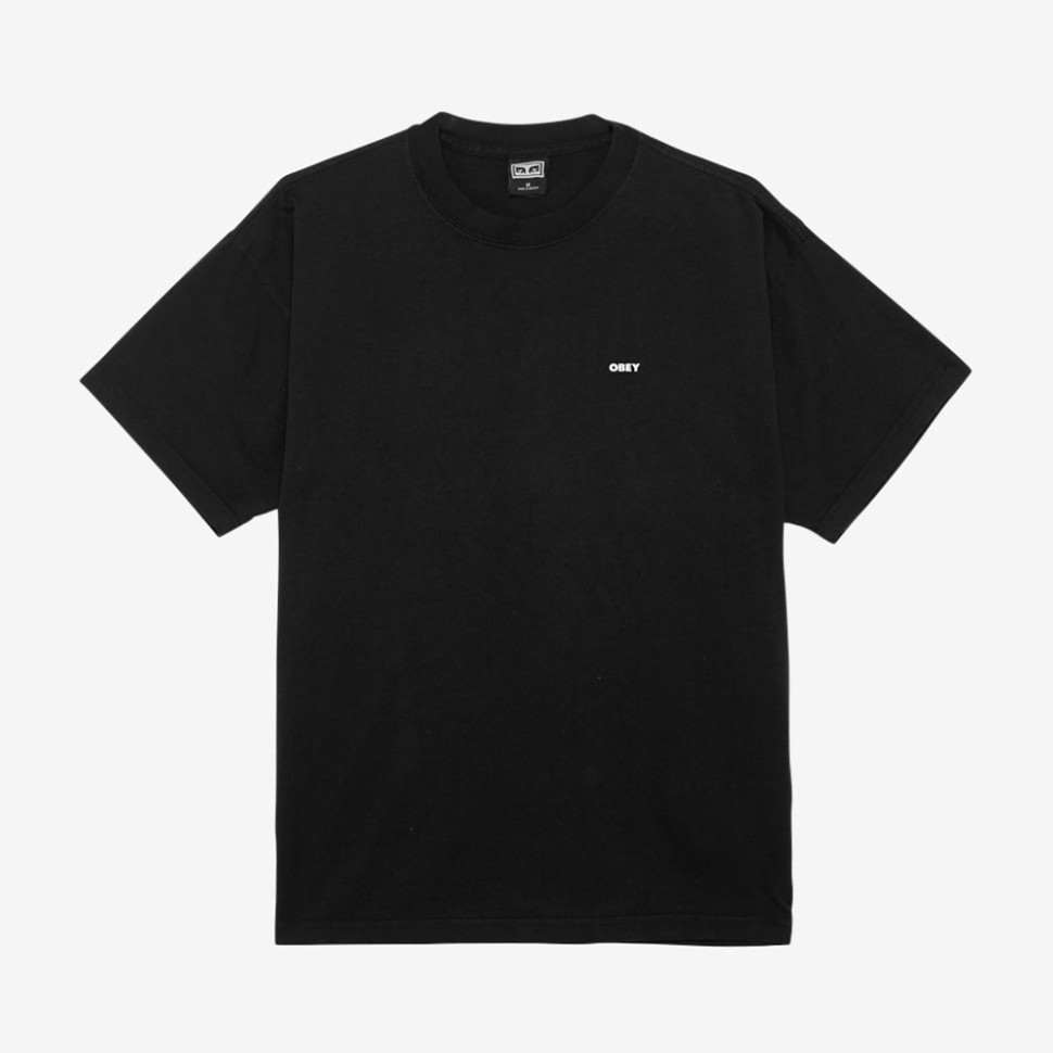 Футболка OBEY Obey Bold Icon Heavyweight Tee Jet Black фото 2