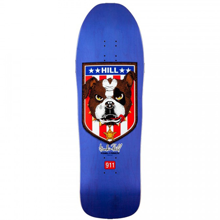 

Дека для скейтборда POWELL PERALTA Frankie Hill Bull Dog 10, Голубой