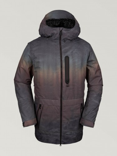 Куртка для сноуборда мужская VOLCOM Deadly Stones Long Jacket Brown, фото 3