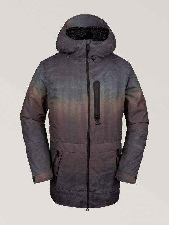 Куртка для сноуборда мужская VOLCOM Deadly Stones Long Jacket Brown, фото 3