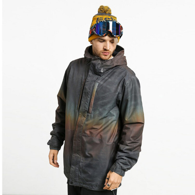 Куртка для сноуборда мужская VOLCOM Deadly Stones Long Jacket Brown, фото 1