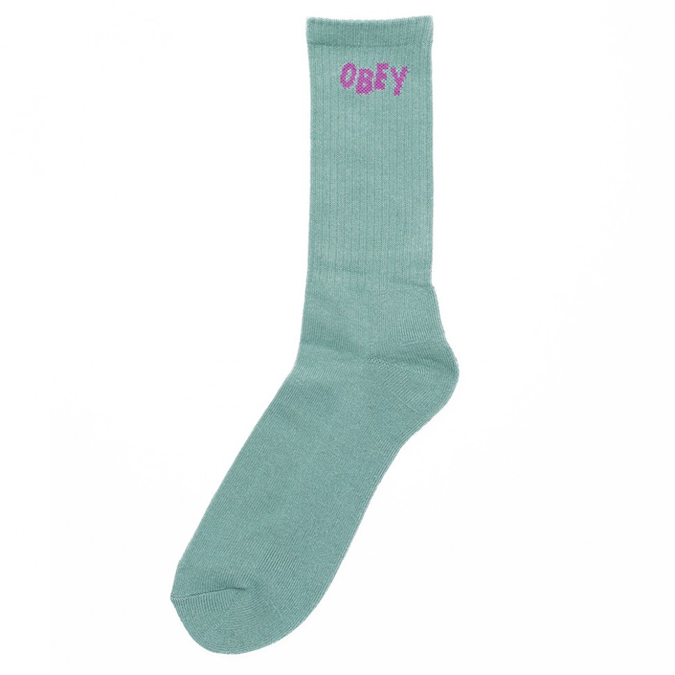 фото Носки obey obey jumbled socks sage / mauve