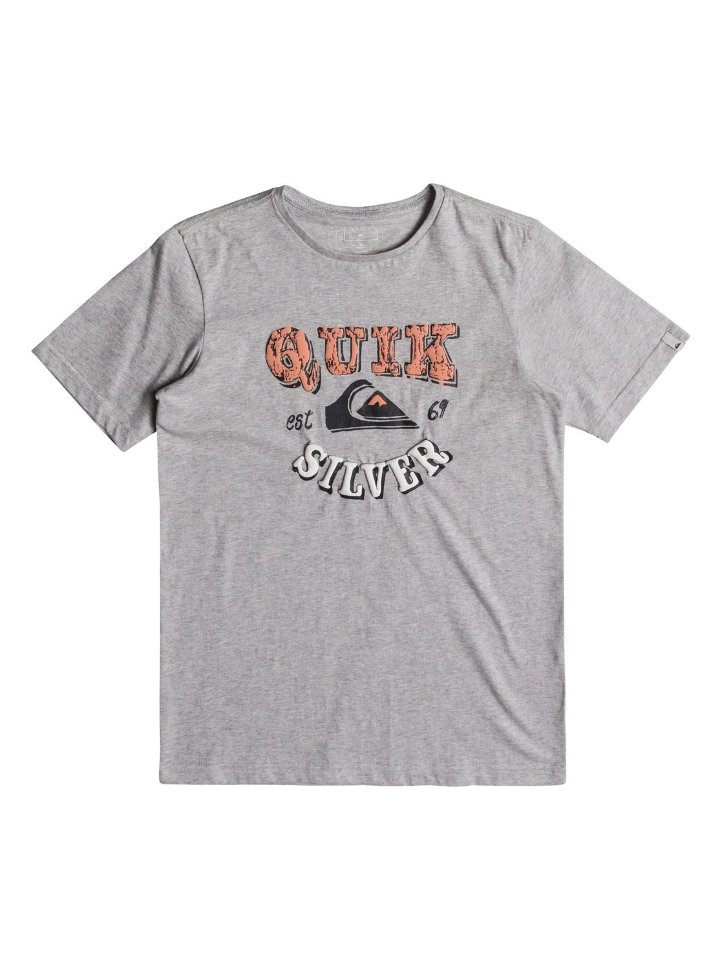 

Футболка для мальчиков-подростков QUIKSILVER Pahu Pia Youth B Light Grey Heather, Серый