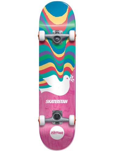 Скейтборд комплект ALMOST Skateistan First push Complete Pink 7.5 дюйм 2020, фото 1