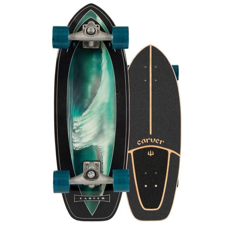 фото Лонгборд комплект carver cx super snapper surfskate complete raw 28 дюйм 2020