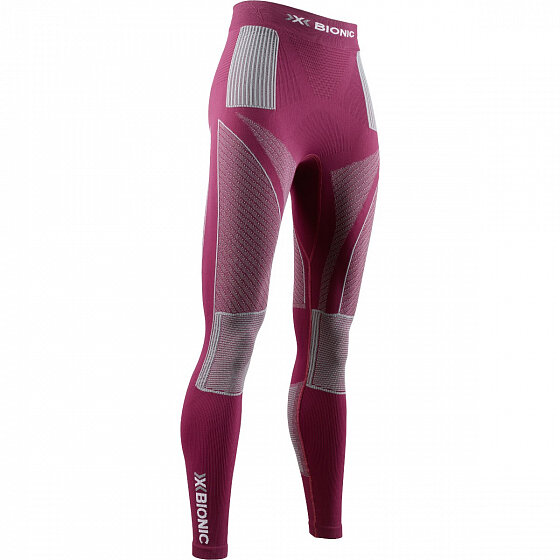 Термоштаны женские X-BIONIC Energy Accumulator 4.0 Pants  Plum/Pearl Grey 2021