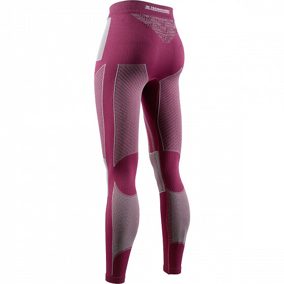 Термоштаны женские X-BIONIC Energy Accumulator 4.0 Pants  Plum/Pearl Grey 2021 фото 2