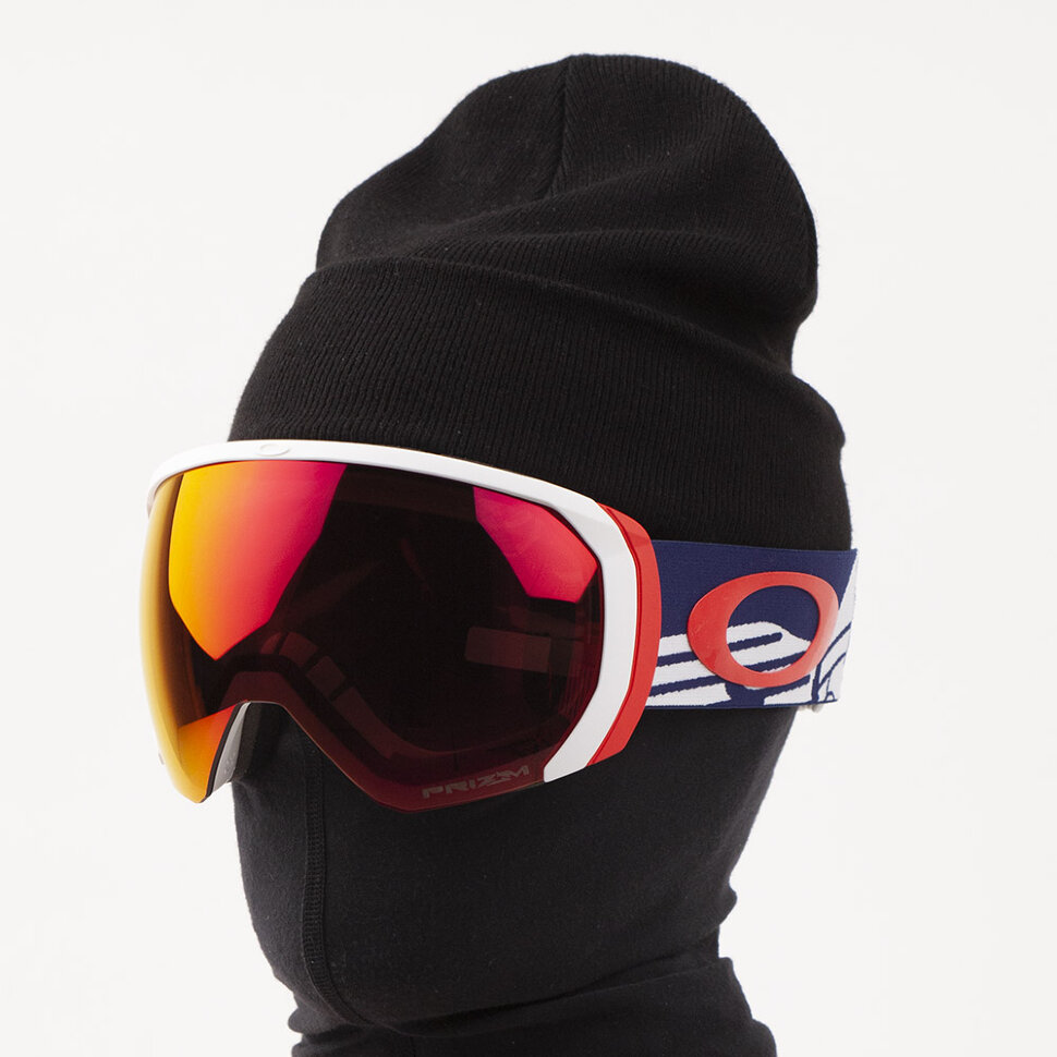 фото Маска горнолыжная oakley flight path xl aleksander kilde sig attacking/prizm snow torch iridium 2021