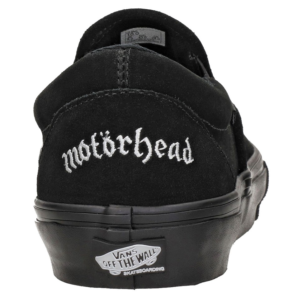 Кеды VANS Motorhead Skate Slip On Black/Black фото 3