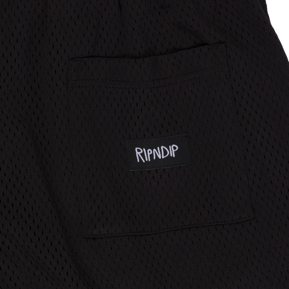 Шорты RIPNDIP Ripped N Dipped Mesh Shorts Black фото 4