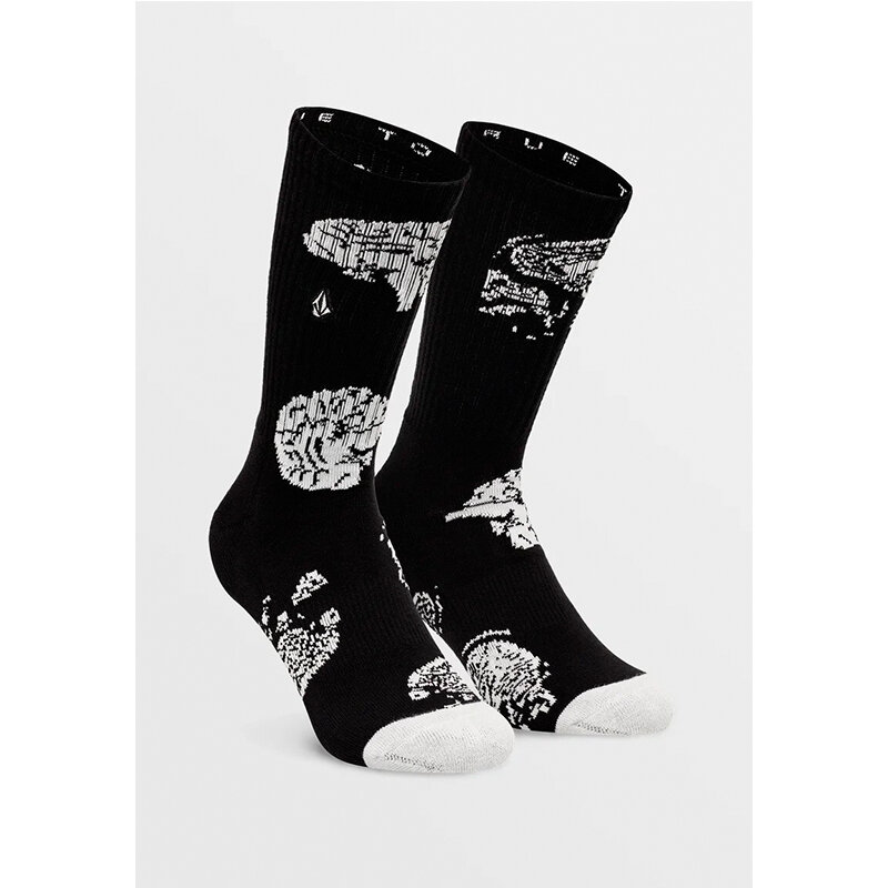 Носки VOLCOM Vibes Socks Black On Black 2021